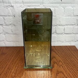 PartyLite Infinite Reflections Votive Holder smoky colored glass